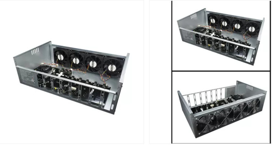 Exploitation Rig Machine, exploitation Rig Frame de BTC ETH d'AMD A68 8 Gpu